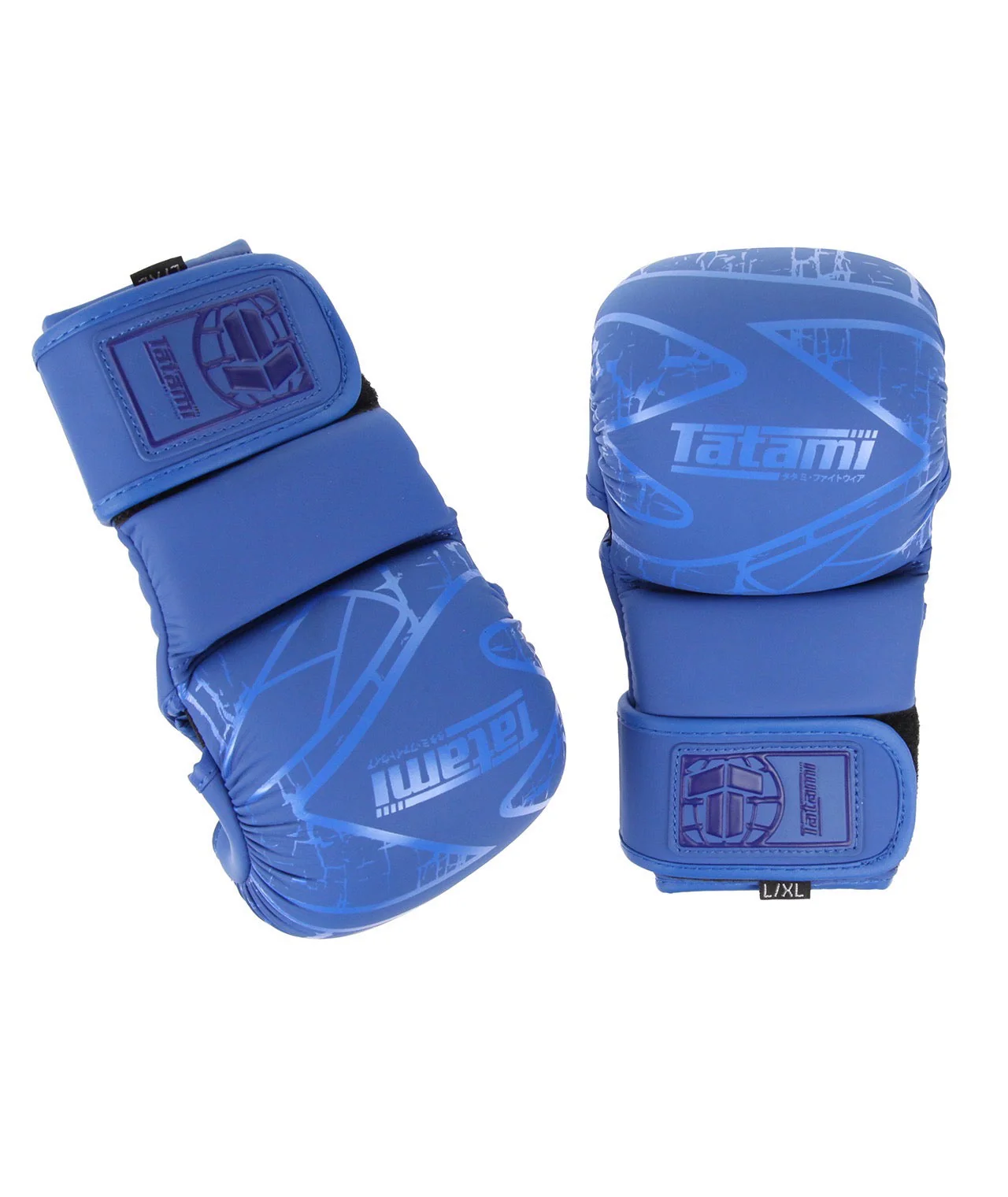 Obsidian 6oz MMA Sparring Gloves - Blue - Image 2