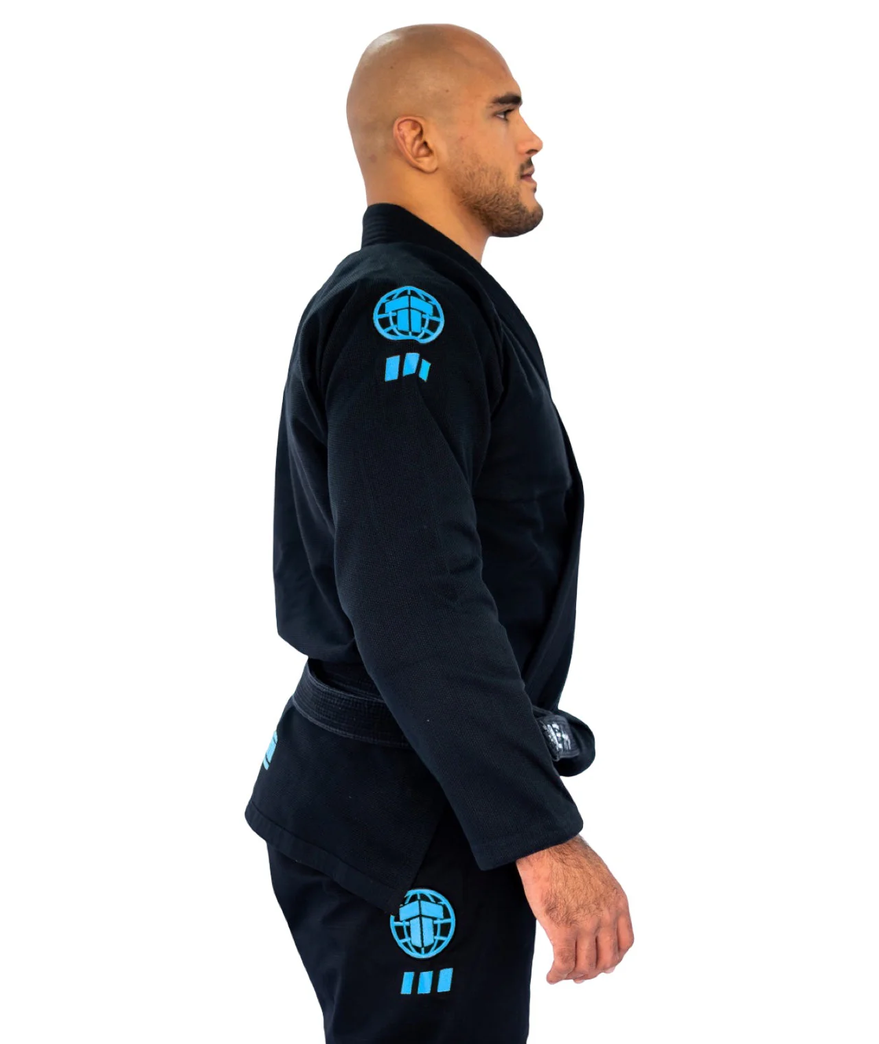 Pro Series Gi - Black & Sky Blue - Image 5
