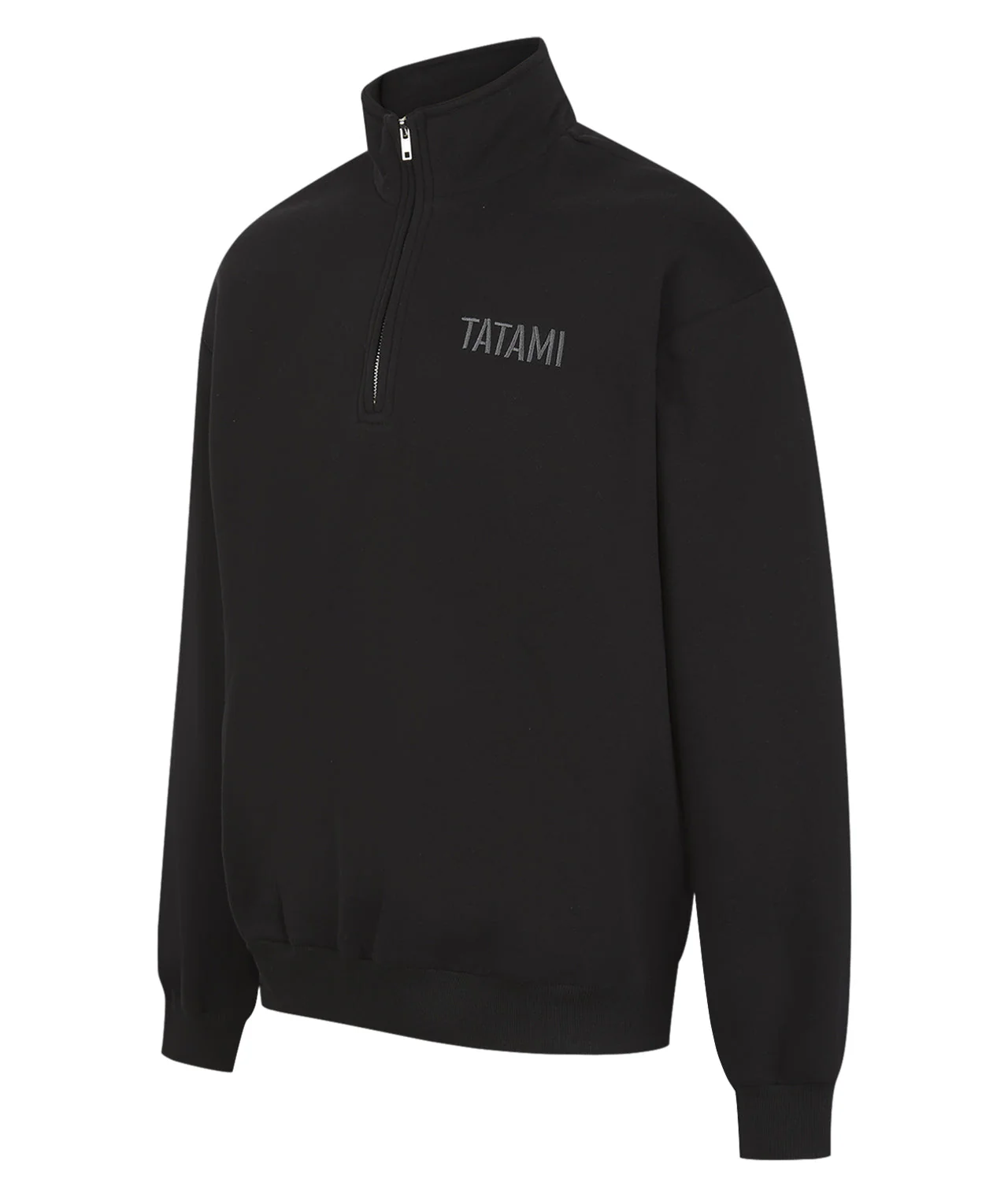 Quarter Zip Jumper - Black - Image 4