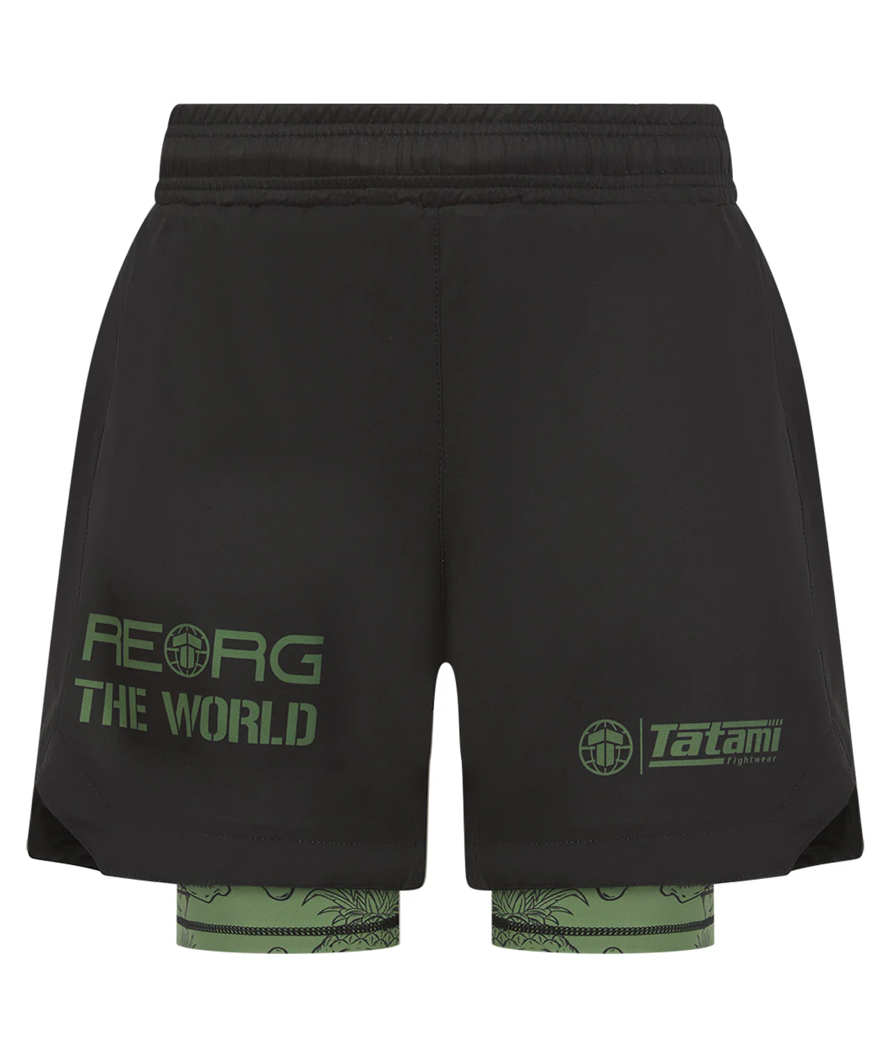 Reorg Hybrid Shorts - Black & Khaki