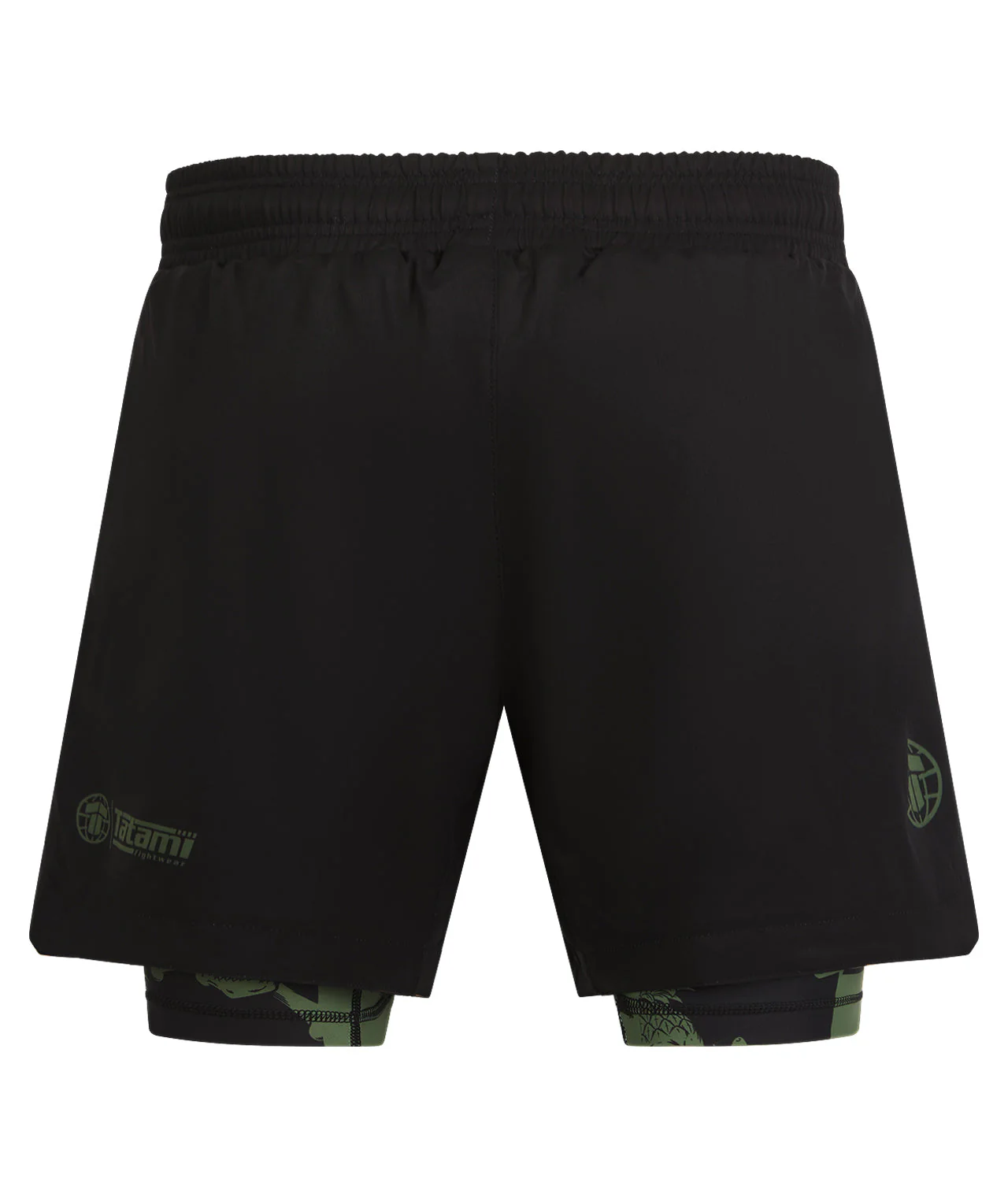 Reorg Hybrid Shorts - Khaki Striped - Image 3