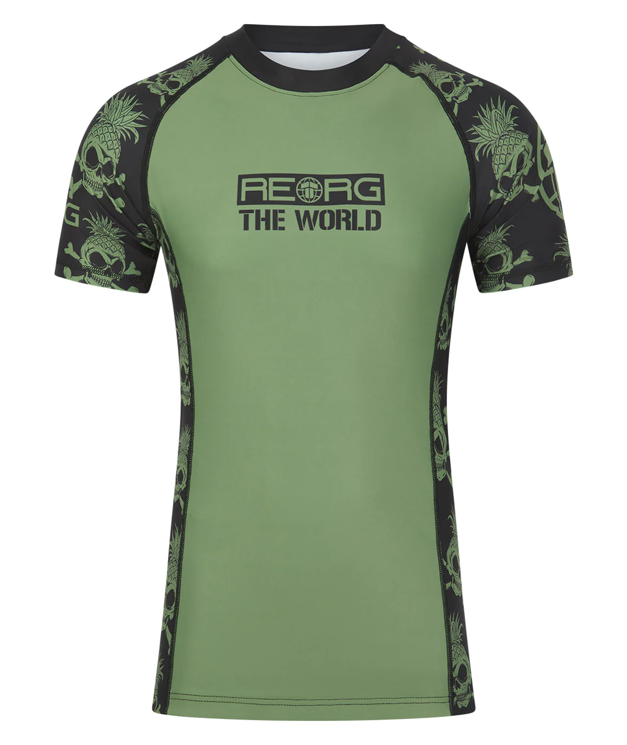 Reorg The World Rash Guard - Khaki