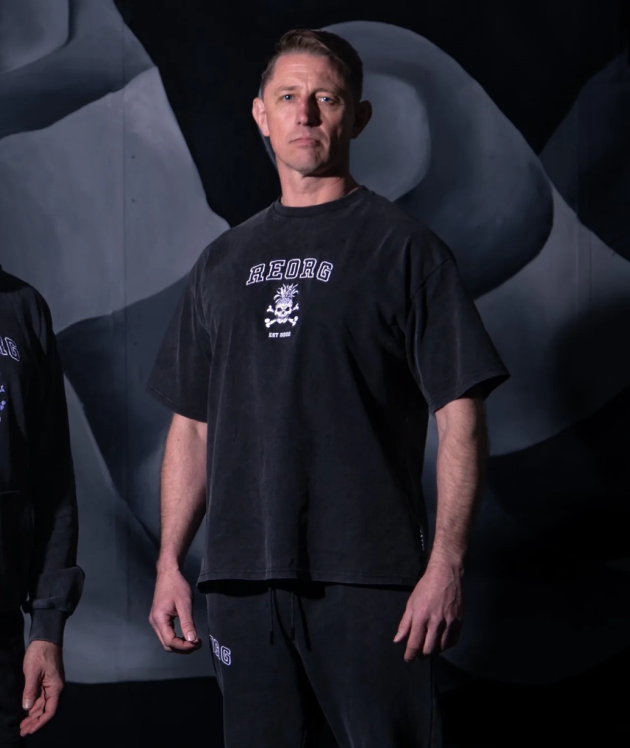 REORG Varsity Oversized Stonewashed Cotton T-Shirt - Image 2
