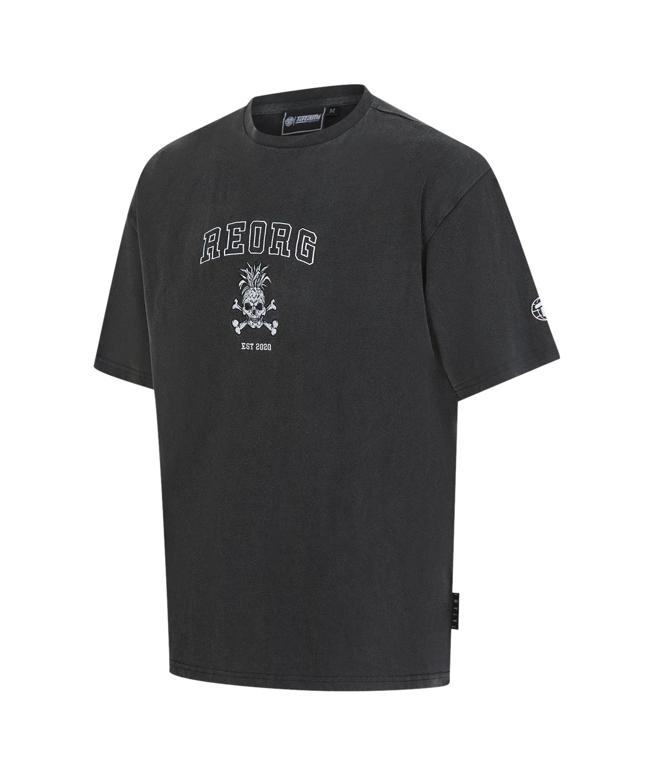REORG Varsity Oversized Stonewashed Cotton T-Shirt - Image 4