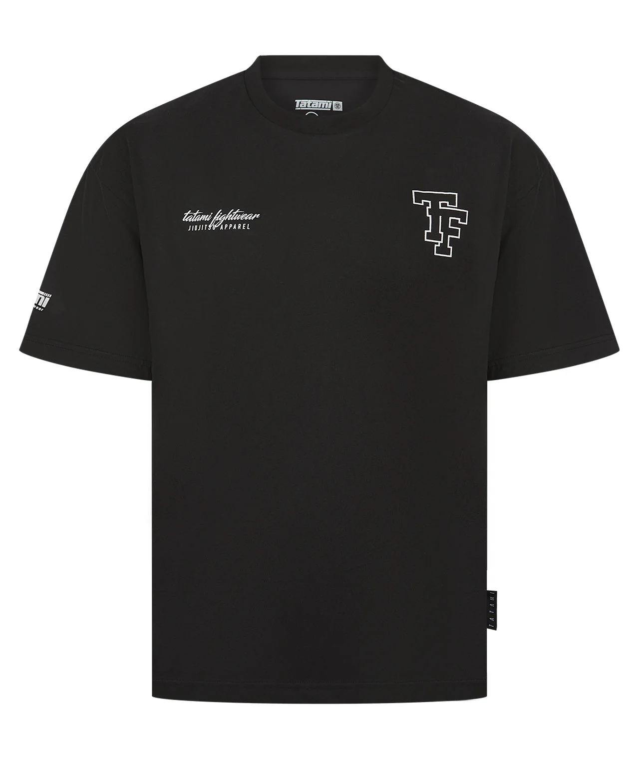 Tatami Basic Oversized T-Shirt - Black