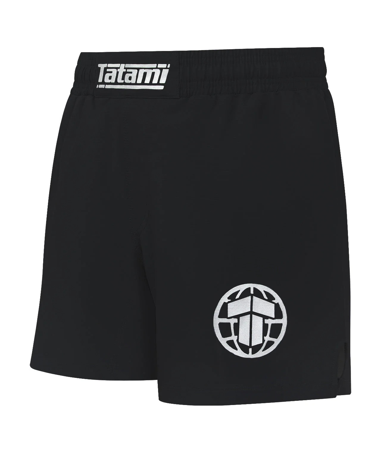 Tatami Pro V2 Grappling Shorts - Black & Silver - Image 2