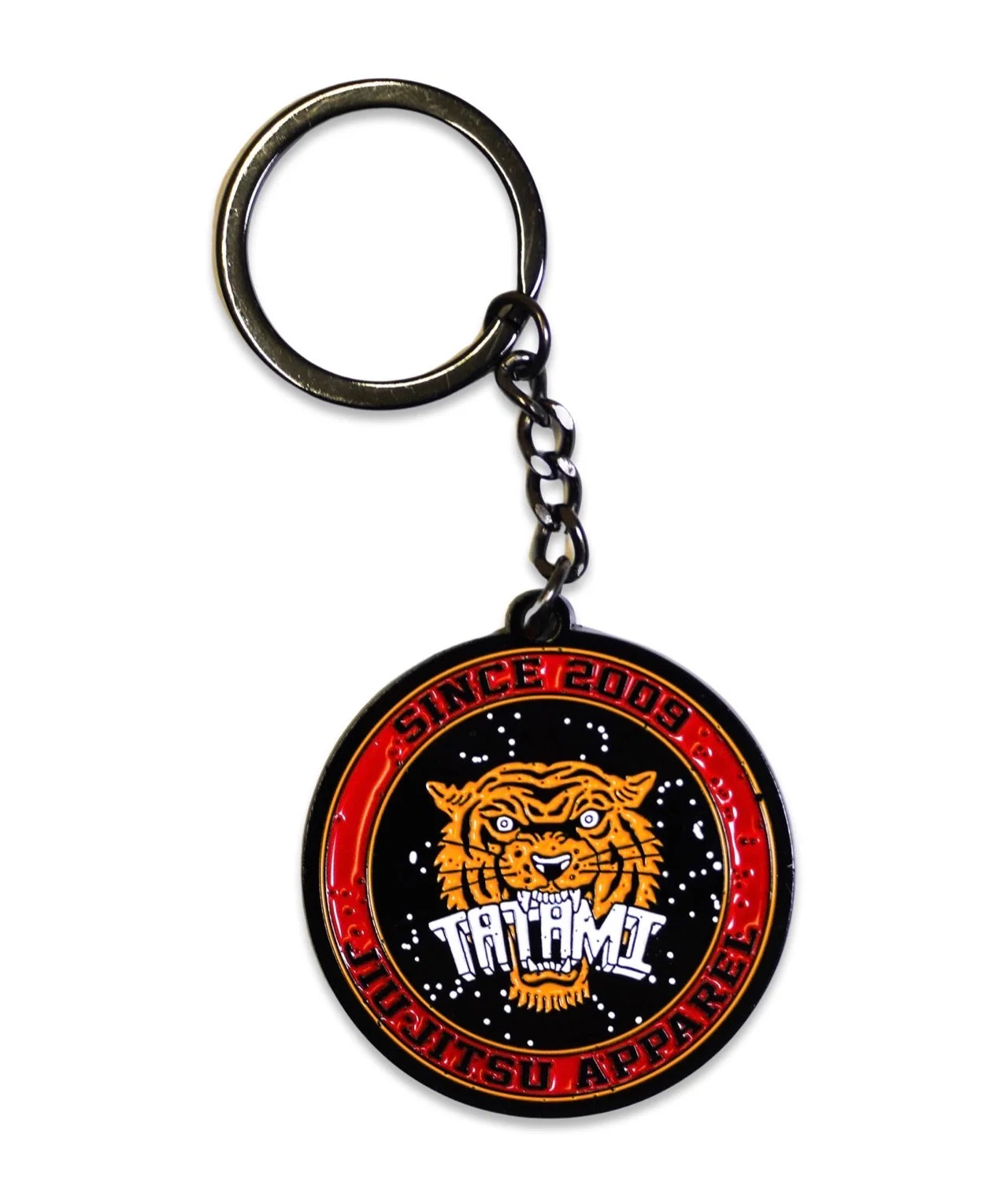 Tatami Tiger Metal Keyring