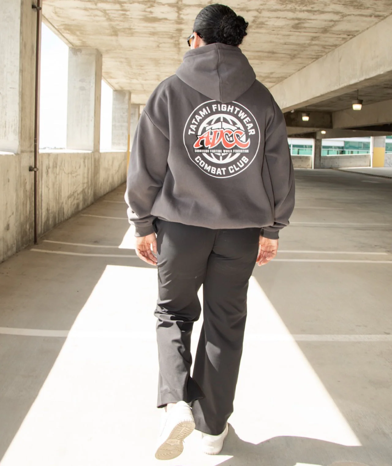Tatami X ADCC Combat Club Oversized Hoodie - Grey - Image 8
