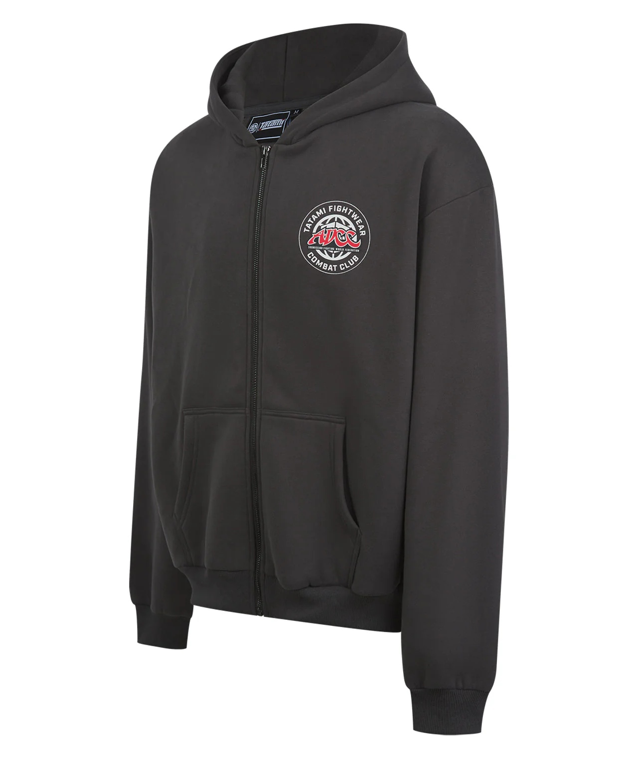 Tatami X ADCC Combat Club Oversized Zip Hoodie - Grey - Image 3