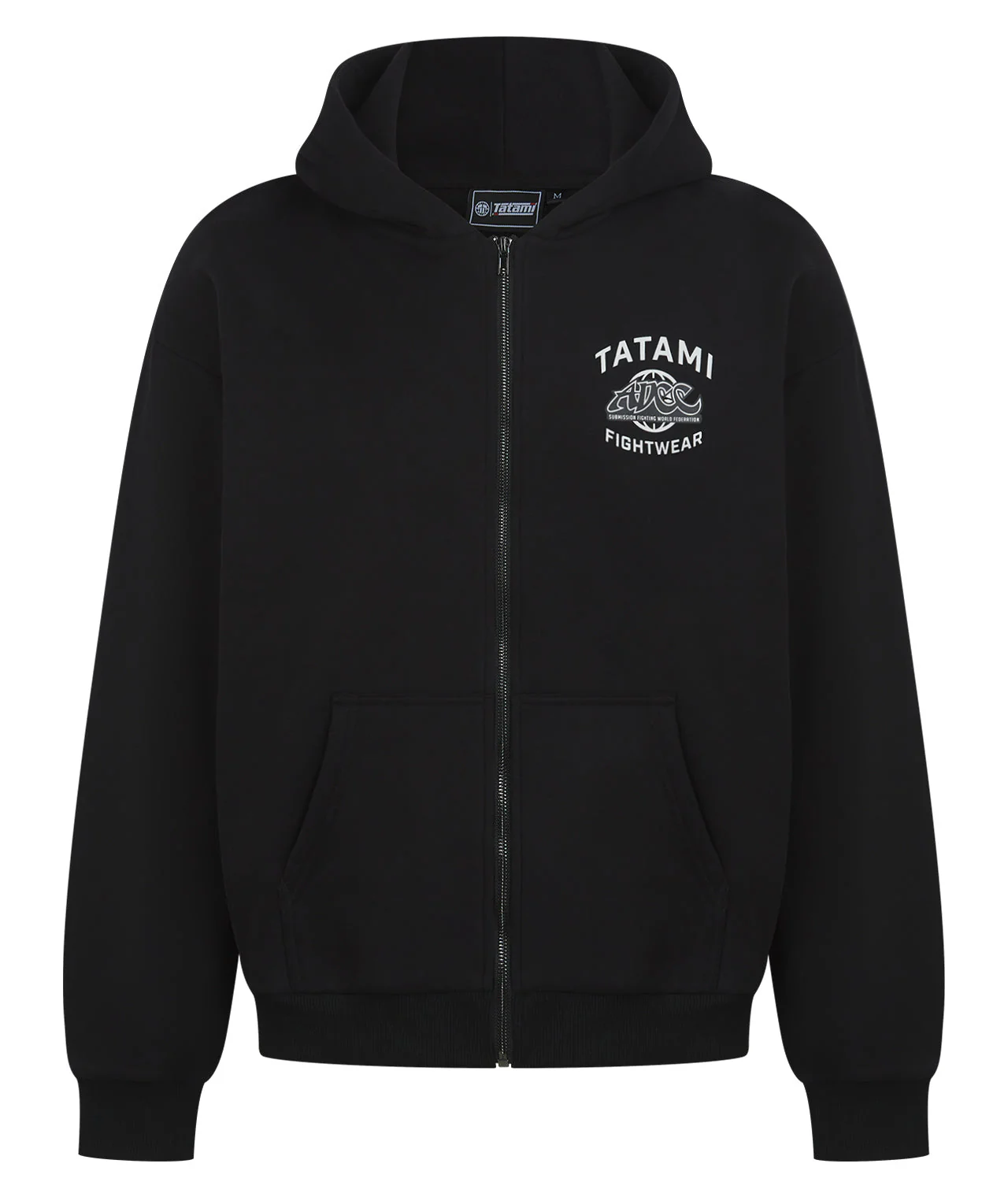 Tatami X ADCC Oversized Zip Hoodie - Black