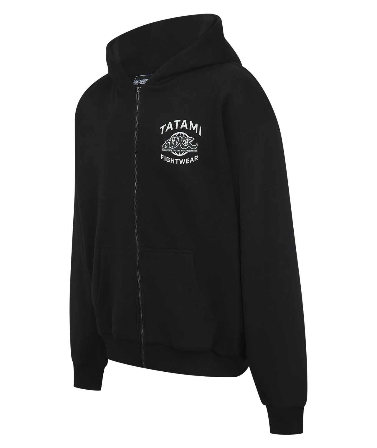 Tatami X ADCC Oversized Zip Hoodie - Black - Image 3