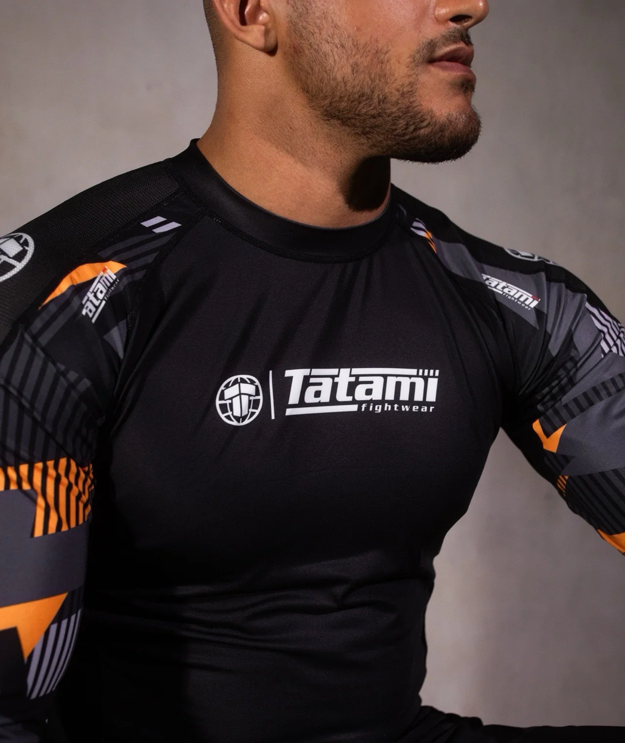 Technical Long Sleeve Rash Guard - Orange - Image 6