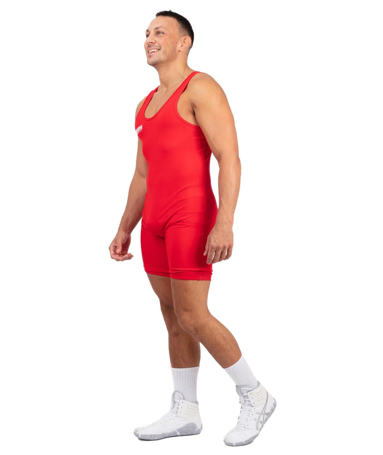 Wrestling Singlet - Red - Image 2